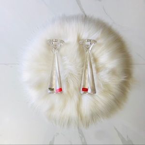 VIENNA INN CRYSTAL Collectors Candle Holders